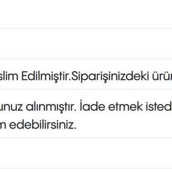 Juste Studio Ürünü Alıp Para İadesi Yapmıyor