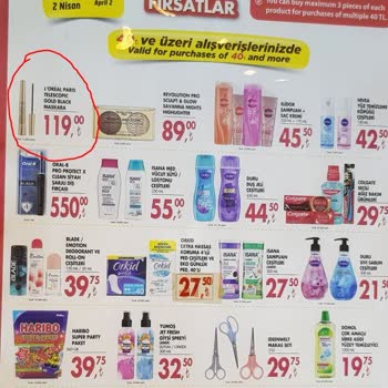 Rossmann Fiyat Aldatması Yapıyor. Fazla Para Aldı.