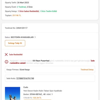 Trendyol'un Çöp Ürünler Yollaması Ürünün Arkasında Durmaması