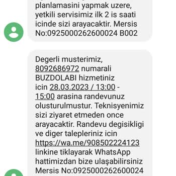 Vestel Beyaz Eşya Servisi Sorunumu Çözemedi!