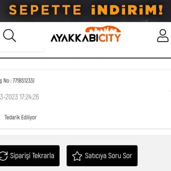 Ayakkabı City 1 Aydır Gelmeyen Sipariş
