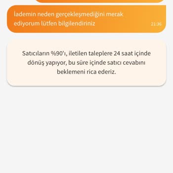 Trendyol İade Kabul Etmiyor