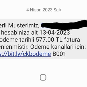 CK Boğaziçi Elektrik Yüksek  Fatura Sıkıntısı