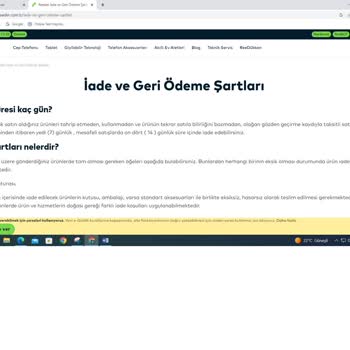 Gaziantep Forum Reeder Mağazası İade Sorunu