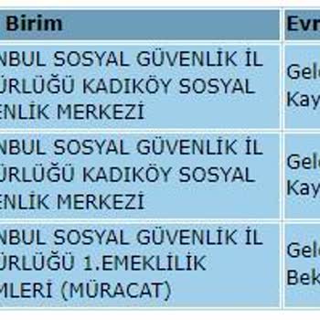 e-Devlet (Turkiye.gov.tr) EYT Emeklilik Başvurum Hiç Değişmeyen " Gelen Evrak Bekleme " İbaresi