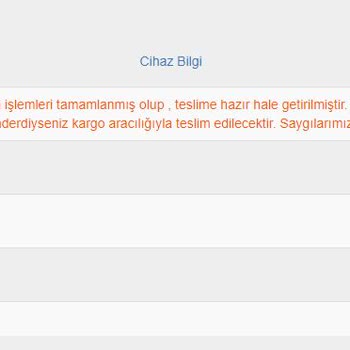 KVK Garantili Cihazın Garanti İşlemlerinin Çok Uzun Sürmesi