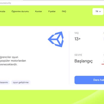 Kodland.org Python Global Kurs Unity Yerine Phyton Gösteriliyor
