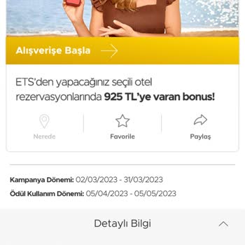 Etstur 925 TL Bonus Puan Yalanı