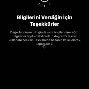 Durduk Yere Instagram Hesabım Kapandı