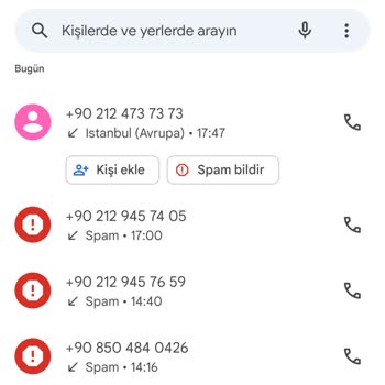 0850 484 04 26&nbsp; Sürekli Arayıp Rahatsız Etmesi
