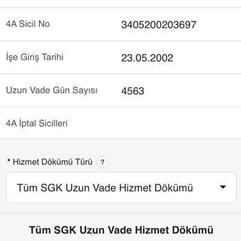 E-Devlet (Turkiye.gov.tr) 4a Tescil Kaydı Farklı