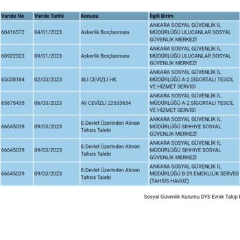 B29 SGK Tahsis Havuz Emeklilik Gecikmesi
