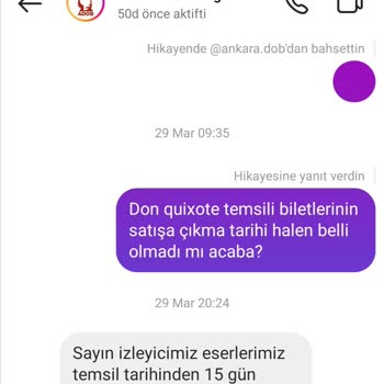 Ankara Devlet Opera Ve Balesi Bilet Satış