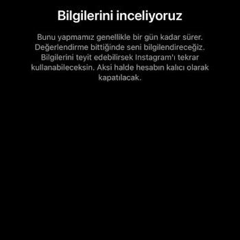 Instagram Değerlendirme Dönüş Olmaması