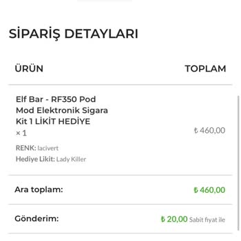 Yetisenalsin.com Elf Bar – RF350 Kendi Kendine Çatladı