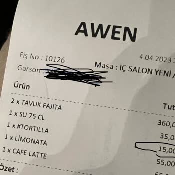 Awen Restoranın Cimriliği!