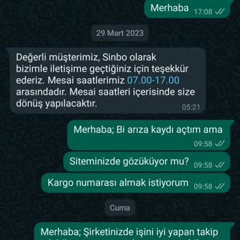 Sinbo Yetkili Servise Ulaşamamak