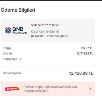 Hepsiburada 3 Ay Erteleme Kampanya QNB Finansbank Mağduriyet
