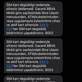 Granit BBVA Sim Kartı Değişimi Ve Yıllık Kart Aidat İadesi