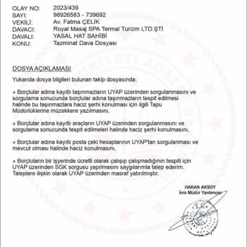 Royal Spa & Masaj Salonu Royal Masaj Salonu Tehdidi