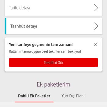 Vodafone Yetersiz Eksik Hizmet