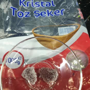 Tatküpü Tat Küpü Kristal Toz Şekerin İçinden Taş Gibi Bir Şeyler Çıktı