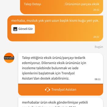 Moonshop Hırdavat- Eksik Ürün Gönderip, İlgilenmedi.