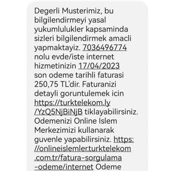 Türk Telekom 1 Gün Geçen Fatura İçin 100 Lira Extradan İstiyor