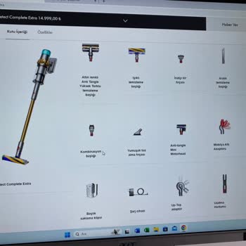 Dyson V15 Extra Eksik Ve Farklı Parça