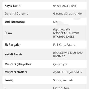 Gigabyte İncehesap Ayıplı Malın İade Süreci