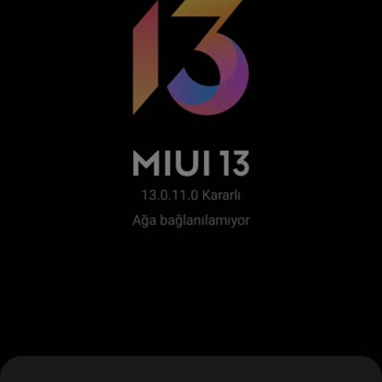 Xiaomi Not 11 Pro Güncelleme Sorunu