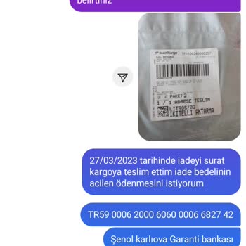 Madmext Para İadesini Yapmıyor