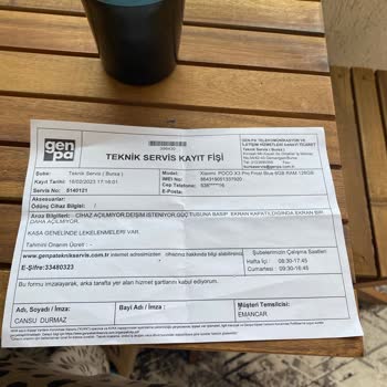 Xiaomi Cihaz Çıkışı Yapılmaması