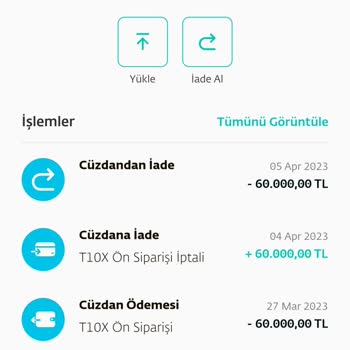 Togg Trumore Cüzdan Eksik Para İadesi Yaptı!
