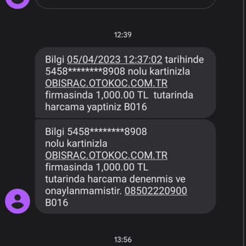 Avis Rızam Harici Çekim