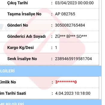 Aras Kargo Ürün Teslim Edilmemesi