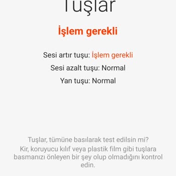 Samsung Galaxy S20 Fe Ses Yükseltme Tuşu Çalışmıyor