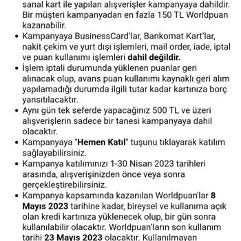 VakıfBank Kampanya Açıklaması Yanlış