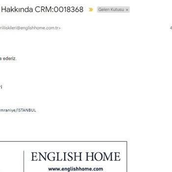 English Home Para İademi Yapacağını Söylüyor Ama Oyalıyor