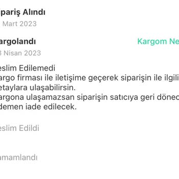 MNG Kargo Kargomu Teslim Etmiyor