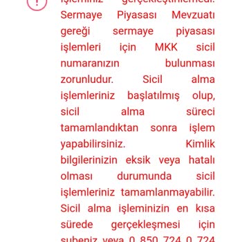 İş Bankası MKK Sicil Numarası