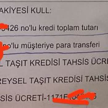 Kredinnet Benim Haberim Olmadan Hesabımdan Para Çekti