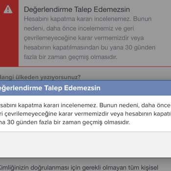 Instagram Hesabım Durduk Yere Kapatıldı
