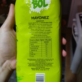 Bim Bol Bol Mayonezden Büyük Sinek Çıktı