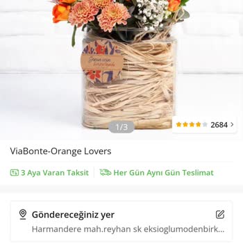 ÇiçekSepeti Çiçek Sepetine Ürün Şikayetim