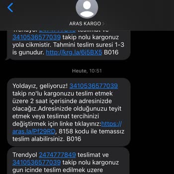Aras Kargo '' Geldik, Evde Yoktunuz! '' Saçmalığı!