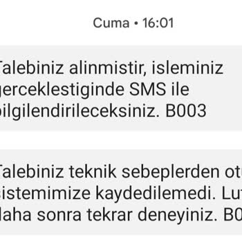 Vodafone Yeni Fatura Geçişi Sağlanmadı