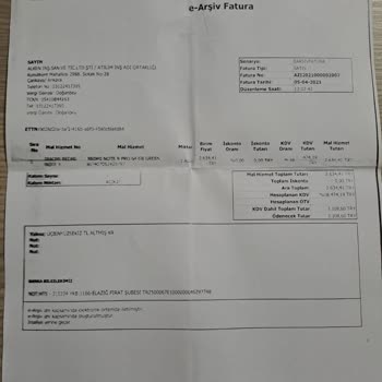 Xiaomi Redmi Note9 Türkiye Garantili Cihazın Onarımı İçin Ücret Talebi