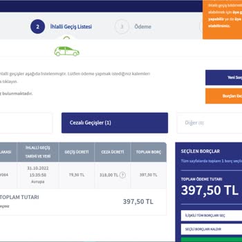 Avrasya Tüneli İhlali Geçiş İcra Dosyası