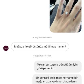 Lizay Pırlanta Yüzüğün Rengi Soluyor!